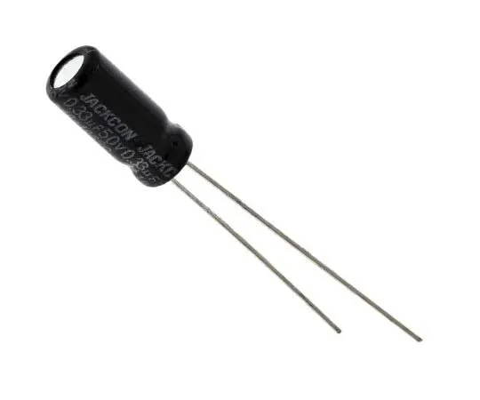 63-7737-32 RS PRO 330nF 50V dc Aluminium Electrolytic Capacitor, Through Hole 5 (Dia.) x 11mm +105°C 5mm 2mm 11mm 170-1240