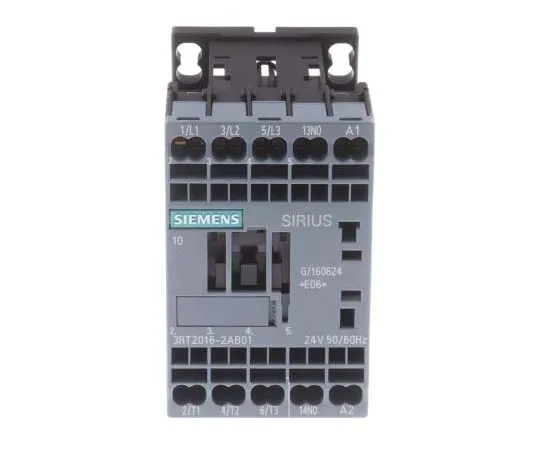 63-7721-36 Siemens 3 Pole Contactor, 9 A, 24 V ac Coil, SIRIUS Innovation, 3NO, 4 kW 3RT2016-2AB01