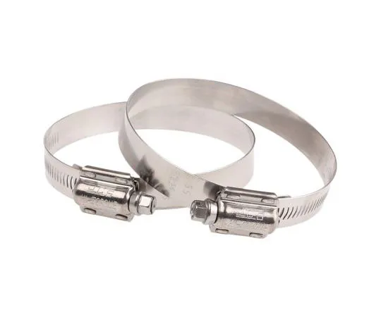 63-7586-94 HI-TORQUE Stainless Steel Slotted Hex Worm Drive, 16mm Band Width, 75mm - 95mm Inside Diameter HTM95P