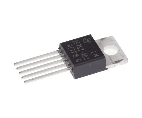 63-7604-13 ON Semiconductor, LM2575T-ADJG Step-Down Switching Regulator, 1-Channel 1A Adjustable 5-Pin, TO-220 LM2575T-ADJG