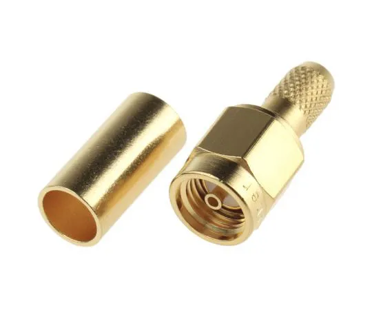 63-7605-02 Telegartner Straight 50Ω Cable Mount SMA Connector, Crimp Termination RG58 C/U J01150R0001