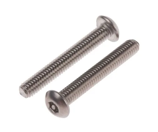 63-7642-48 Plain Button Stainless Steel Tamper Proof Security Screw, M3 x 20mm 621-2760