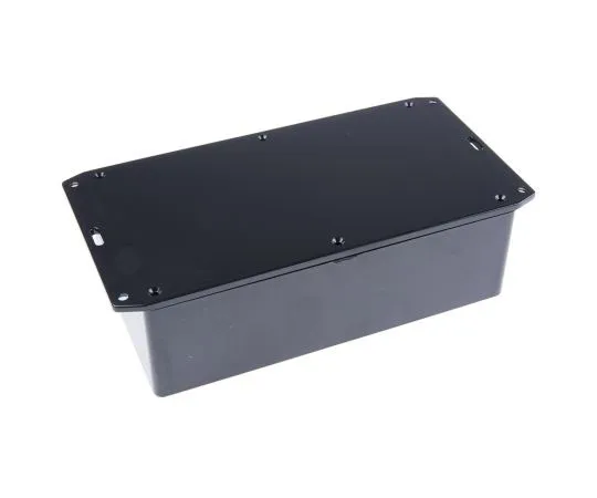 63-7585-93 Hammond 1591, ABS Enclosure, IP54, Flanged, 191 x 110 x 57mm 1591EFLBK