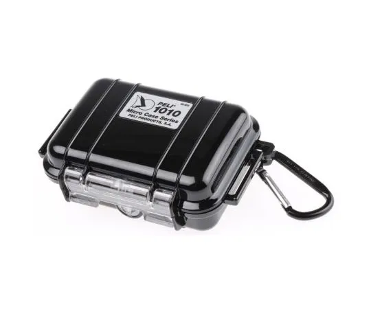 63-7560-34 Peli 1010 Waterproof Equipment case, 54 x 149 x 103mm 1010-025-110E
