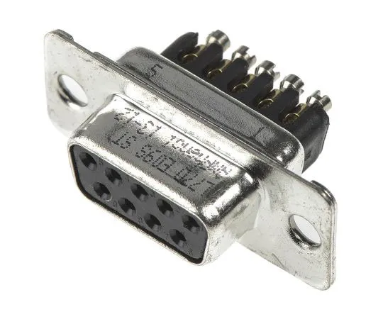 63-7637-84 Amphenol 2.74mm Pitch 9 Way Straight Female Screw Terminal D-sub Connector L77D E09S ST