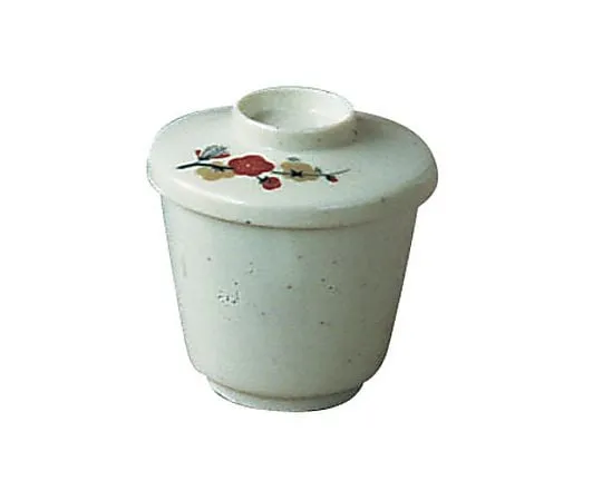 62-6851-09 Melamine 'Genroku Ume' steamed bowl (with lid) U-40