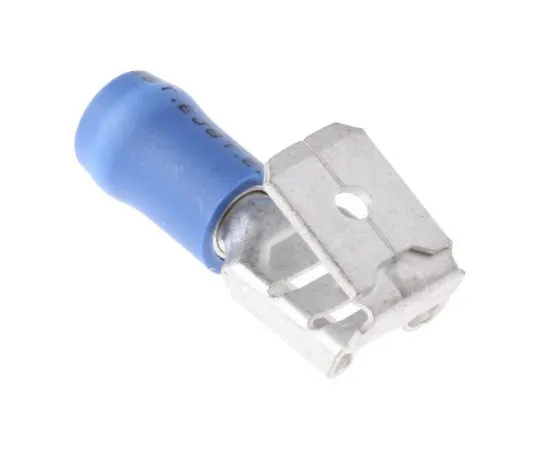63-7695-69 JST FVDDFM Series Insulated Crimp Piggyback Terminal, 6.3 x 0.8mm, 1mm² to 2.6mm², 16AWG to 14AWG, Blue FVDDFM2-250B(PA)