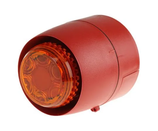 63-7646-04 Combi 32 Sounder Beacon, 93dB, Amber LED, 18 → 35 V dc VTB-32E-DB-RB/AL