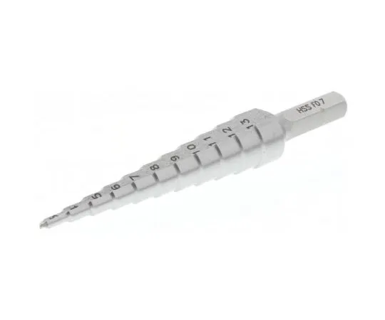 63-7597-35 EXACT HSS 3 → 13mm Step Drill Bit, 11 Steps 5361