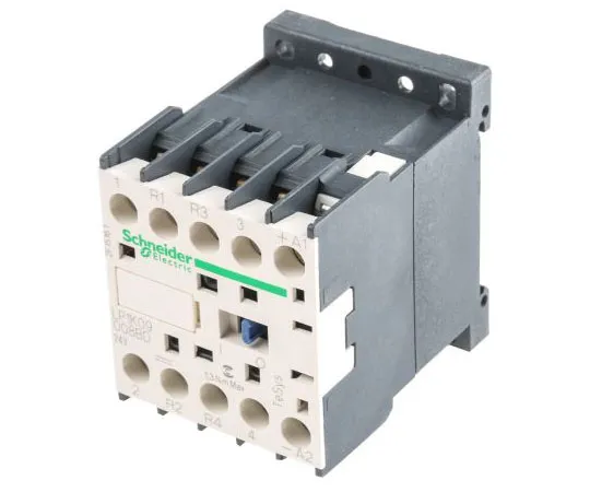 63-7633-33 Schneider Electric 4 Pole Contactor, 20 A, 24 V dc Coil, TeSys K, 2NO/2NC LP1K09008BD