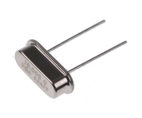 63-7703-98 Euroquartz 16MHz Crystal ±30ppm HC-49-4H 2-Pin 10.77 x 4.34 x 3.5mm 16.000MHz HC49/4H/30/50/-40+85/18pF/ATF