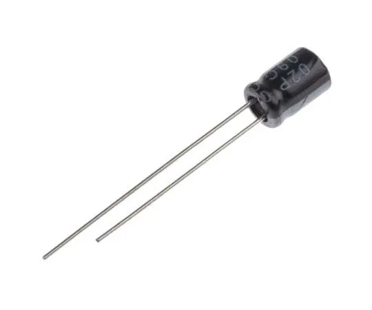 63-7721-12 RS PRO 100μF 25V dc Aluminium Capacitors, Through Hole 8 (Dia.) x 5mm +105°C 8mm 3.5mm 5mm 173-0271