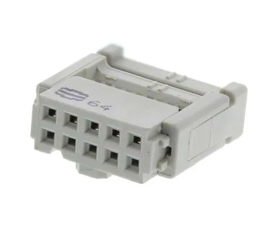 63-7703-49 Harting 10-Way IDC Connector Socket for Cable Mount, 2-Row 9185107813