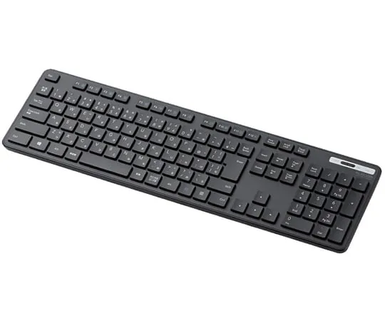 64-9097-61 Wireless Keyboard Membrane Full-Size Thin Black TK-FDM110TXBK