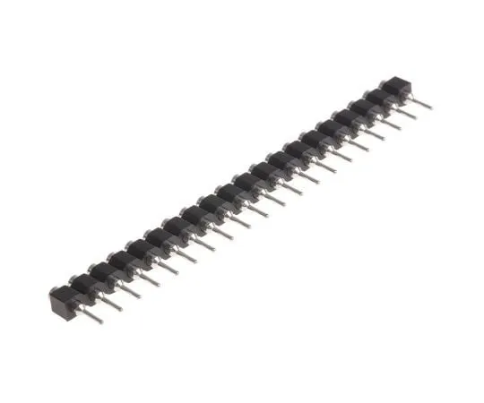 63-7629-54 E-TEC SIB Series 2.54mm Pitch 20 Way 1 Row Straight PCB Socket, Through Hole, Solder Termination SIB-120-S001-95