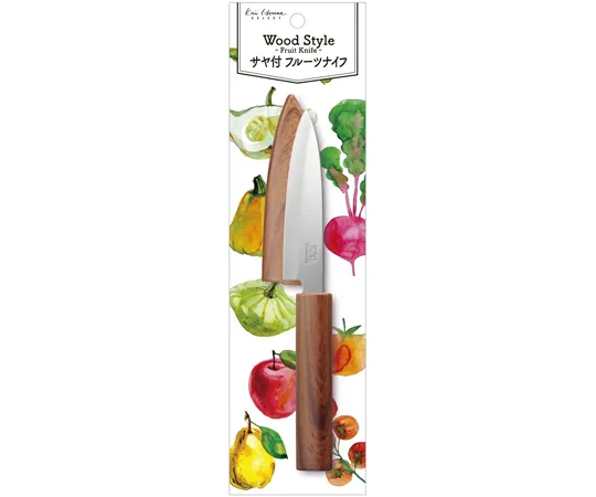 69-6396-38　Fruit Knife with Sand (Wood Style)　000DH7361