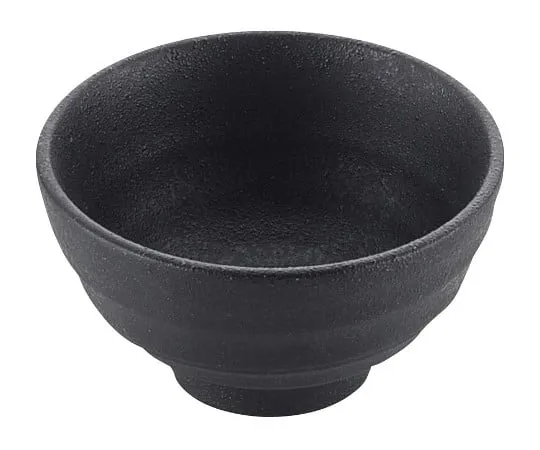 63-7197-34 Tenmoku Sand Iron Rice Bowl 4 cm (φ120) 8180020