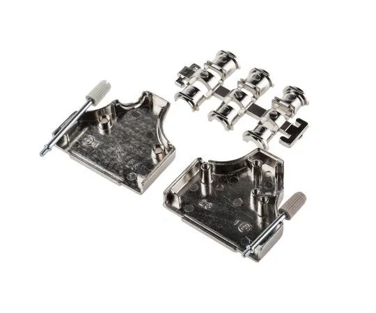 63-7585-51 MH Connectors MHDM35 Series Zinc Angled D-sub Connector Backshell, 25 Way, Strain Relief MHDM35-25-K