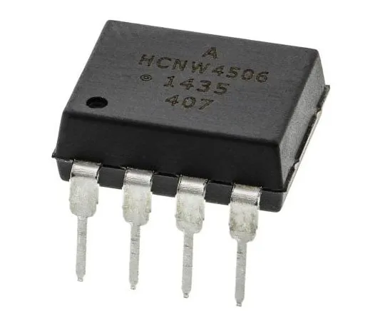 63-7628-50 Broadcom, HCNW4506-000E DC Input Inverter, Open-Collector Output Optocoupler, Through Hole, 8-Pin PDIP-W HCNW4506-000E