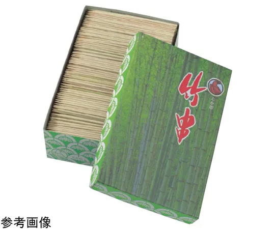 67-2473-07 Bamboo Round Skewer φ2.5 mm (1 kg Box) 12 cm 1Kg