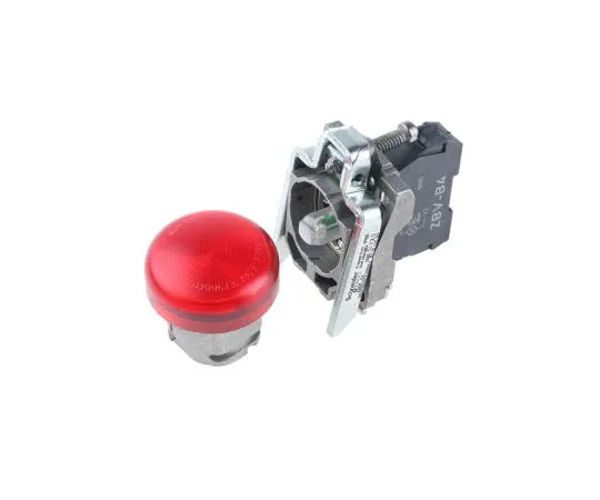 63-7632-75 Schneider Electric Harmony XB4 Red LED Pilot Light, 22mm Cutout, IP65, 24 V ac/dc, 3 A ac, 270 mA dc XB4BVB4EX