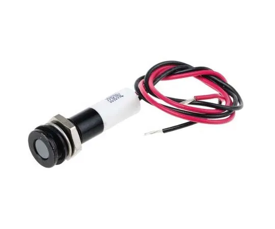 63-7709-09 RS PRO White Indicator, 220 V ac, 8mm Mounting Hole Size, Lead Wires Termination, IP67 700-2022