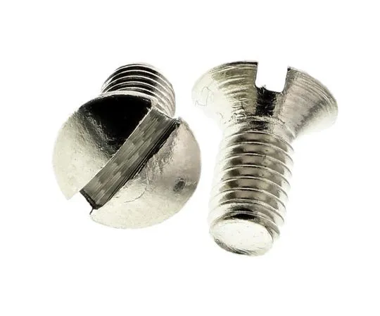 63-7573-66 RS Pro, M3 Oval Head, 6mm Brass Slot Nickel Plated0.5 482-7691