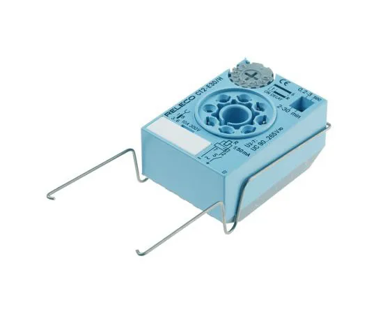 63-7559-33 Releco ON Delay Single Timer Relay, 8-Pin Connector, 0.2 → 30 min, 0.2 → 30 s, 90 → 265 V ac/dc CT2-E30 / H