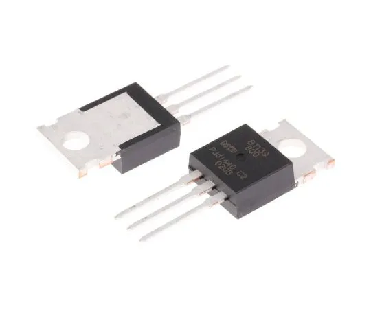 63-7577-67 BT139-800 16A, 800V, TRIAC, Gate Trigger 1.5V 70mA, 3-pin, Through Hole, TO-220AB WeEn Semiconductors Co., Ltd BT139-800,127