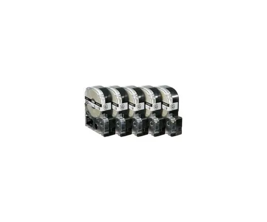 63-1563-95 Tepla PRO tape, black on white, 12 mm, 5 pieces SS12KL-5P
