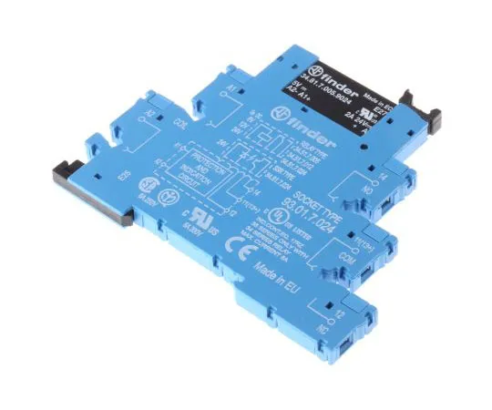 63-7615-62 Finder 6V dc DIN Rail Interface Relay Module, SPNO 38.81.7.006.9024
