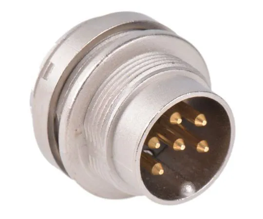 63-7615-16 Lumberg 6 Pole Din Plug Plug, DIN EN 60529, 5A, 250 V ac IP68 0314 06