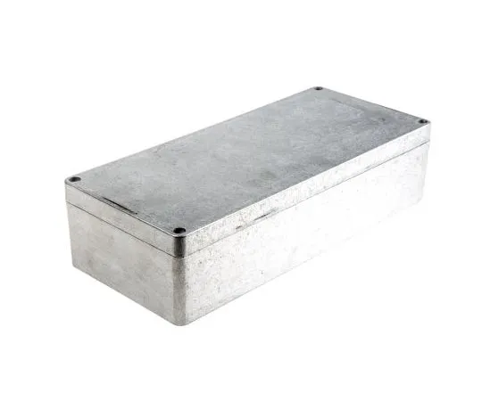 63-7586-10 Hammond 1590, Die Cast Aluminium Enclosure, IP66, Shielded, 360 x 159.6 x 91.2mm 1590Z166