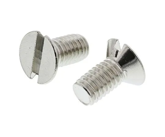 63-7574-76 RS PRO, M6 Countersunk Head, 12mm Brass Slot Nickel Plated1 482-9445