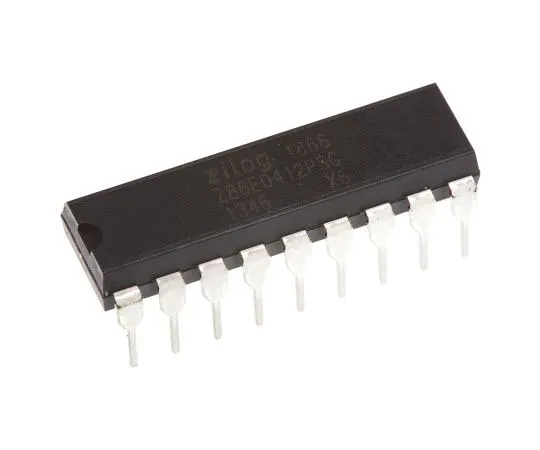 63-7653-46 Zilog Z86E0412PSG1866, 8bit Z8 Microcontroller, 12MHz, 1 kB EPROM, 18-Pin PDIP Z86E0412PSG1866