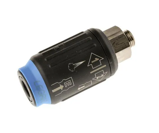 63-7550-98 Legris Pneumatic Quick Connect Coupling Reinforced Polymer 1/4 in Threaded 9401E07 13