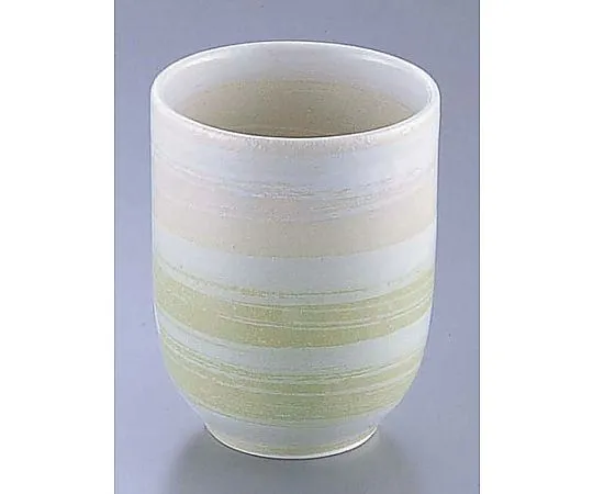 62-6844-38 Green Blown Brush-eye Yunomi AZ92-17