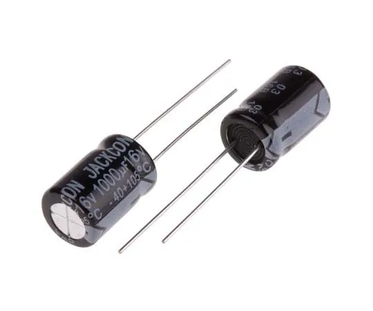 63-7736-54 RS PRO 1000μF 16V dc Aluminium Electrolytic Capacitor, Through Hole 10 (Dia.) x 15mm +105°C 10mm 5mm 15mm 170-1176