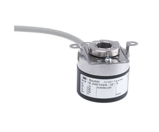 63-7593-01 Baumer Incremental Encoder 1024 ppr 12000rpm End 10 → 30 V dc BHK 16.24K.1024-I2-5