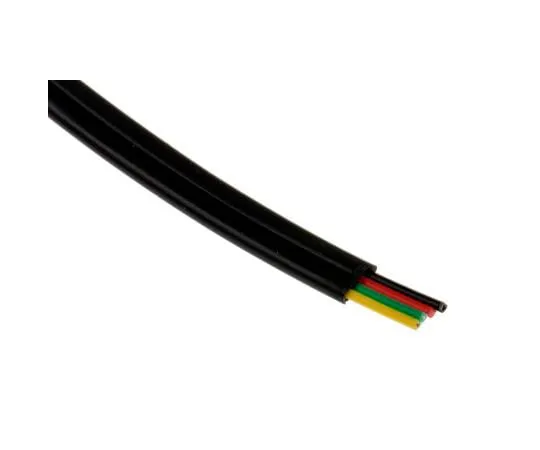 63-7605-26 RS PRO 100m 4 Core Telephone Cable, Unshielded Flame Retardant, AWG 26 Black Sheath 80 V, 0.066 mm² CSA 518-5689