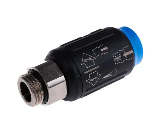 63-7550-99 Legris Pneumatic Quick Connect Coupling Reinforced Polymer 1/2 in Threaded 9401E07 21
