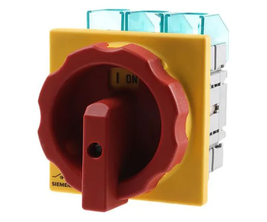 63-7605-69 3 Pole Panel Mount Non F***d Isolator Switch, 100 A, 37 kW, IP65 3LD2704-0TK53