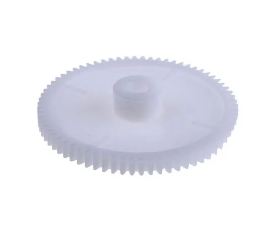63-7607-72 RS PRO POM 70 Teeth Spur Gear, 70mm Pitch Diam. , 18mm Hub Diam. , 8mm Bore Diam. 521-7679
