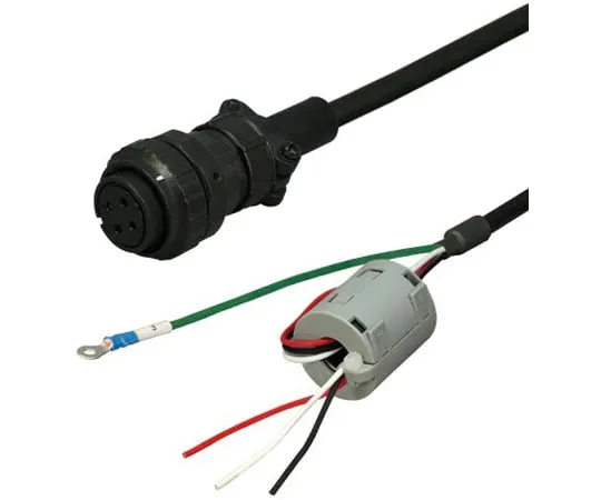 69-8927-30　Omron Compatible Power Cable DSVPWOM-CA1BS Movable (Shielded) 1m DSVPWOM-CA1BS-001-E　DSVPWOM-CA1BS-001-E