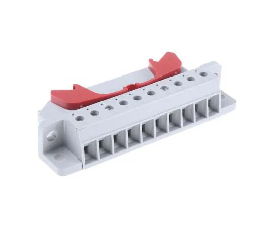 63-7706-49 Phoenix Contact CLIPLINE HCC Non-F***d Terminal Block, 10 Way/Pole, Screw Down Terminals, 24 → 12 AWG, Nylon, 1600014