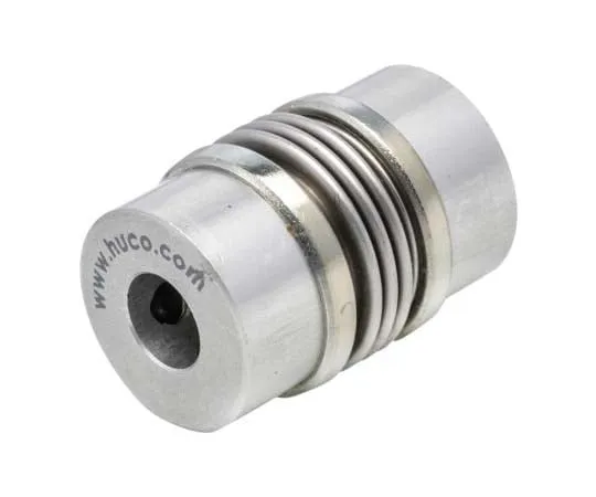 63-7702-88 Huco Stainless Steel 26mm OD Bellows Coupling With Set Screw Fastening 530.26.3232