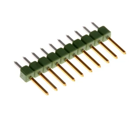 63-7668-12 TE Connectivity AMPMODU MOD II, 10 Way, 1 Row, Straight Pin Header 1-826629-0