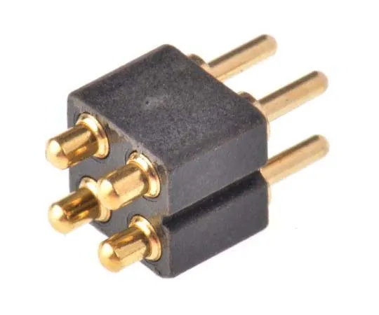 63-7713-84 Preci-Dip 2.54mm 4-Way Spring Loaded Connector, 2-Row Male, Through Hole, 813-S1-004-10-014101 813-S1-004-10-014101