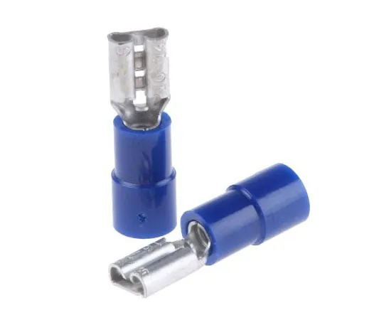 63-7636-69 RS PRO Blue Insulated Crimp Receptacle, 4.75 x 0.5mm, 1.5mm² to 2.5mm², 16AWG to 14AWG 613-9851