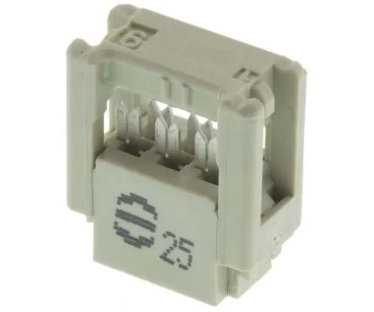 63-7703-32 Harting 6-Way IDC Connector Socket for Cable Mount, 2-Row 9185066803